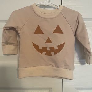 Baby Girl Pumpkin Sweatshirt